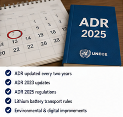 Atualizações da regulamentação ADR e revisões da legislação de transporte de mercadorias perigosas na Europa