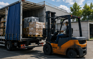 Vantagens do transporte de paletes e do envio em grupagem com camiões de logística, armazéns, paletes e operações de frete eficientes