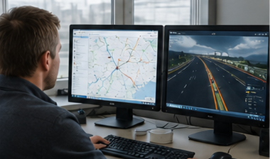 Planeamento de rota logística de cargas pesadas para transporte de carga sobredimensionada por toda a Europa