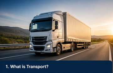 Camião a transportar mercadorias numa autoestrada europeia, conceito de logística e transporte
